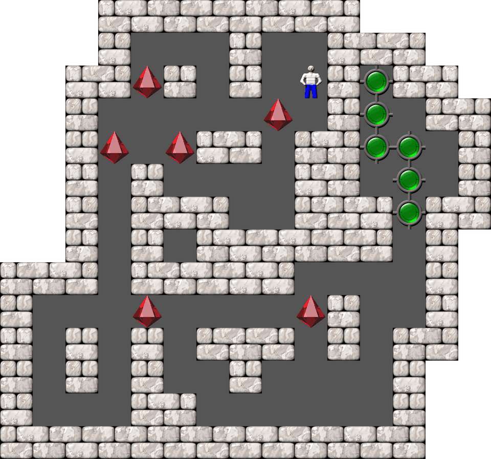 Sokoban Revenge 34 level 61